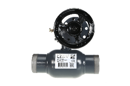 Кран шаровой RJIP Premium WW DN100 PN25 WG приварной, с редуктором, стандартный проход Ридан 065N0141R
