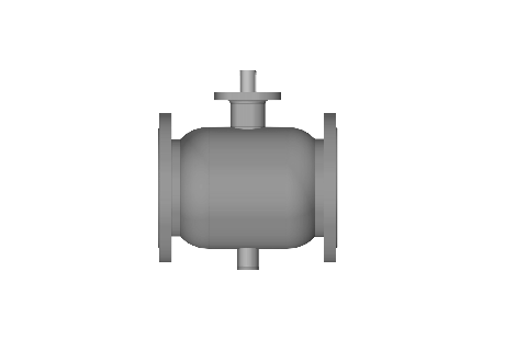 Кран шаровой RJIP Premium FF DN200 PN16 GF фланцевый, под привод, стандартный проход Ридан 065N0257GR фото 1