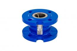 Клапан обратный NVD-402R фланцевый пружинный с аксиальным затвором, PN16, DN40, чугун Ридан 082X8470R