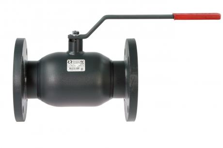 Кран шаровой RJIP Standard FF DN20 PN16 фланцевый, с рукояткой, стандартный проход Ридан 065N9621R фото 2