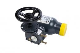 Кран шаровой RJIP Premium WW DN100 PN25 WG приварной, с редуктором, стандартный проход Ридан 065N0141R фото 3