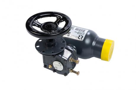 Кран шаровой RJIP Premium WW DN125 PN25 WG приварной, с редуктором, стандартный проход Ридан 065N0146R фото 3