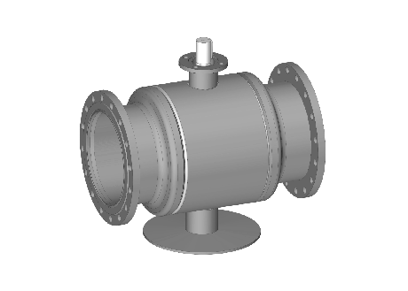 Кран шаровой RJIP Premium FF DN400 PN25 GF фланцевый, под привод, стандартный проход Ридан 065N0377GR фото 3
