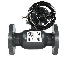 Кран шаровой RJIP Premium FF DN125 PN16 WG фланцевый, с редуктором, стандартный проход Ридан 065N0246R