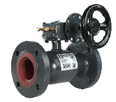 Кран шаровой RJIP Premium FF DN125 PN16 WG фланцевый, с редуктором, стандартный проход Ридан 065N0246R фото 3
