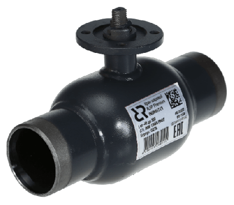 Кран шаровой RJIP Premium WW DN125 PN25 GF приварной, под привод, стандартный проход Ридан 065N0147R фото 2